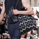 Louis Vuitton Black Multicolor Woven Shoulder Bag - Spring 2017