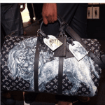 Louis Vuitton Encre Monogram Canvas with Lion Print Keepall Bag - Spring 2017