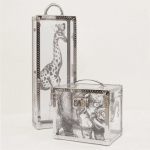 Louis Vuitton Giraffe and Elephant Print Perspex Trunks Bags - Spring 2017