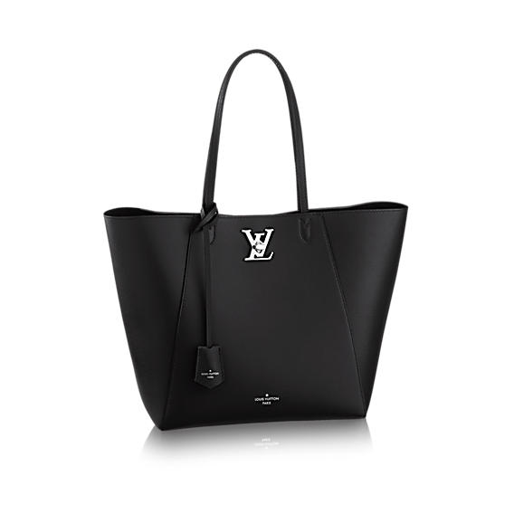 Louis Vuitton Noir Lockme Cabas Bag