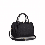 Louis Vuitton Noir Monogram Empreinte Speedy Bandouliere 30 Bag