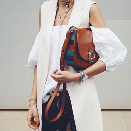 Santa Bárbara Saddle bag style with LV canvas – SergiosCollection