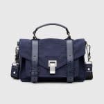 Proenza Schouler Indigo Nylon PS1 Tiny Bag