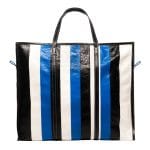 Balenciaga Black/Blue Bazar Shopper XL Bag