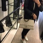 Chanel Beige Large Trapezio Bag