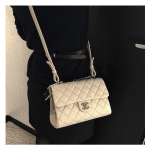 Chanel Beige Small Trapezio Bag 2
