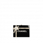 Chanel Black Brass and Resin Gift Box Evening Bag