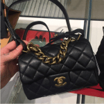 Chanel Black Mini Trapezio Bag 3