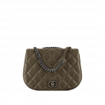 Chanel Khaki Casual Pocket Small Messenger Bag