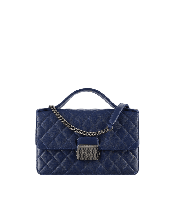 Chanel 2016 Denim and Toile Flap Bag - Blue Satchels, Handbags