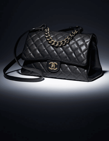 quilted chanel purse black