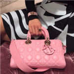 Dior Pink Lambskin Runway Bag 2