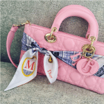 Dior Pink Lambskin Runway Bag 3