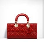 Dior Red Lambskin Runway Bag