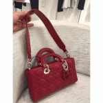 Dior Red Lambskin Runway Bag 3