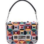 Fendi Multicolor Studded 3Baguette Bag