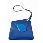 Hermes Blue Crocodile Lemon Tutti Frutti Hermail Clutch Bag