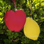 Hermes Red Apple and Yellow Lemon Tutti Frutti Coin Purse Charms