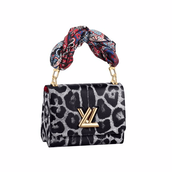 Louis Vuitton Animal Print Twist Bag Fall/Winter 2016 Collection Cloth  ref.392266 - Joli Closet