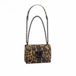 Louis Vuitton Wild Animal Print Twist MM Bag