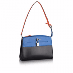Louis Vuitton Black Multicolor City Steamer Clutch Bag