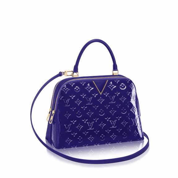 Louis Vuitton Blueberry Monogram Vernis Amarante Bag