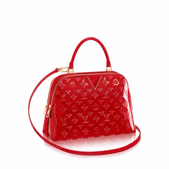 Louis Vuitton Cherry Monogram Vernis Amarante Bag