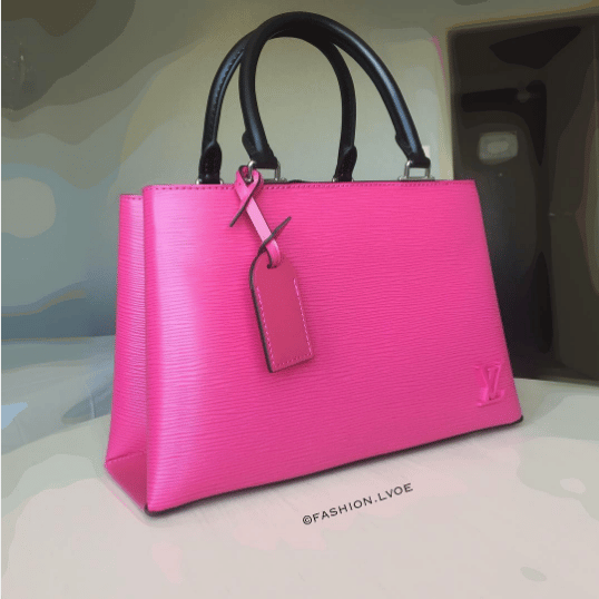 Louis Vuitton Hot Pink EPI Leather Kleber PM Bag