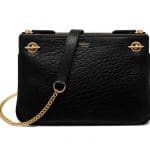 Mulberry Black Pebbled Lamb Winsley Bag