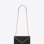 Saint Laurent Black Small Y Studs Chain Bag