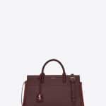 Saint Laurent Bordeaux Small Cabas Rive Gauche Bag