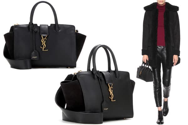 Saint Laurent Calfskin Monogram Baby Cabas Tote (SHF-aWaDWU) – LuxeDH