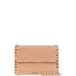 Valentino Beige Rockstud Chain Shoulder Bag