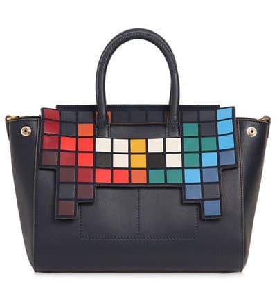 Anya Hindmarch Ephson Space Invader Leather Bag