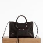 Balenciaga Black Vibrato Classic Small City Bag