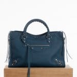 Balenciaga Bleu Canard Vibrato Classic City Bag