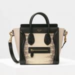 Celine Ballerina Lizard:Calfskin Nano Luggage Bag