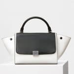 Celine Black/White Small Trapeze Bag