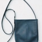 Celine Petrol Croissant Pouch Shoulder Bag