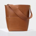 Celine Tan Natural Calfskin Sangle Bag