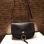 Chloe Black Small Grain/Smooth/Suede Calfskin Kurtis Shoulder Bag 2