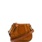 Chloe Caramel Suede Hayley Nano Bag