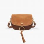 Chloe Classic Tobacco Suede/Smooth Calfskin Mini Kurtis Bag