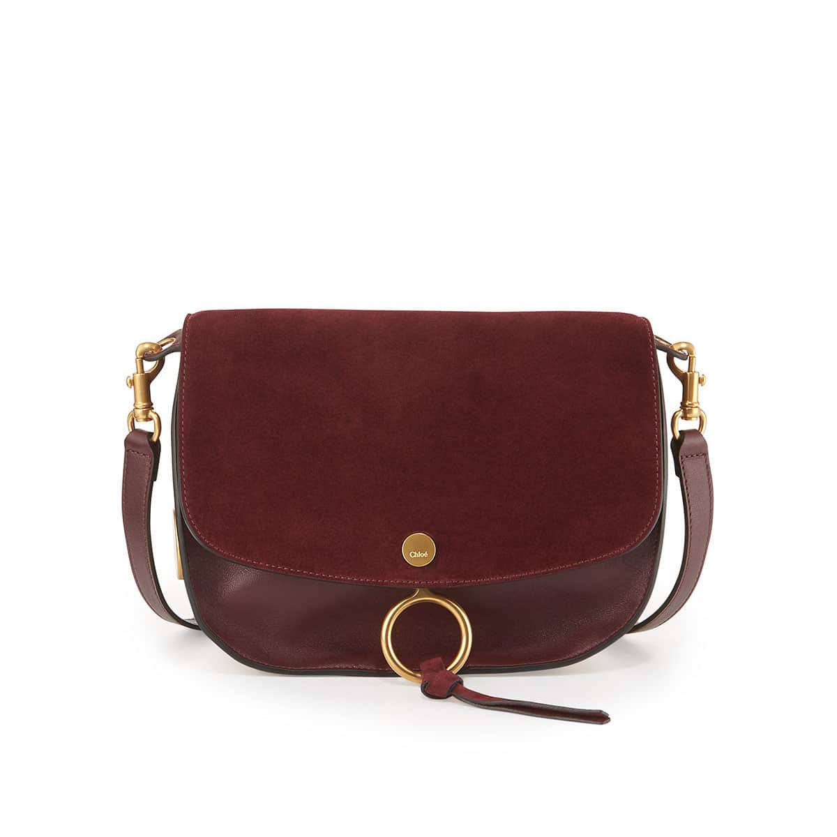 Chloe Medium Kurtis Leather Crossbody Bag