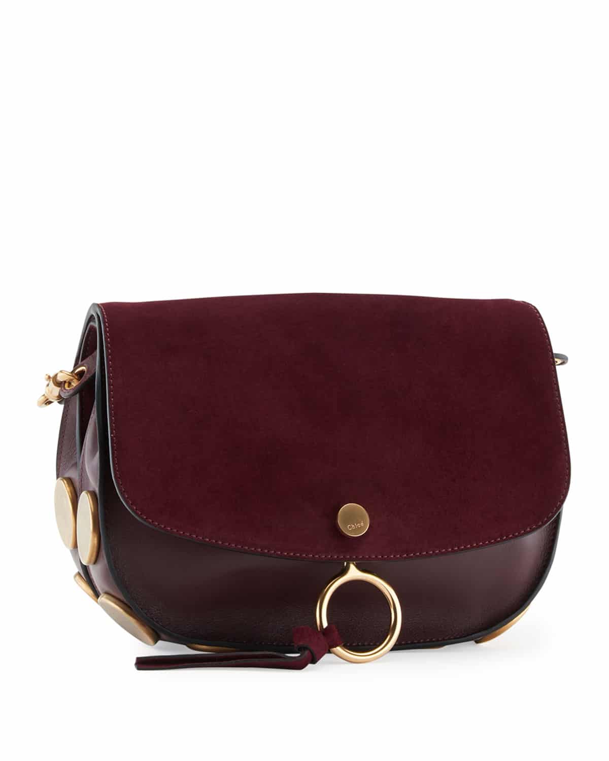 Chloe Medium Kurtis Leather Crossbody Bag