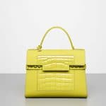 Delvaux Absinthe Smoking Alligator Tempete GM Bag