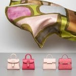 Delvaux Nude and Rose Candy Brillant and Tempete Charms