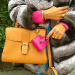 Delvaux Pink Brillant Bag Charm