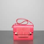 Delvaux Rose Candy Galuchat Madame Bag
