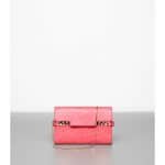 Delvaux Rose Candy Tempete Clutch Bag